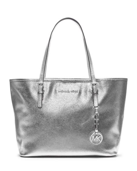 michael kors silver purse sparkle|Michael Kors silver handbags sale.